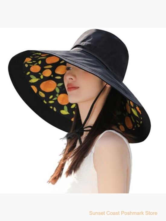 Wide Brim Sun Hat Packable UV Protection Metal Wired Edge main image 7